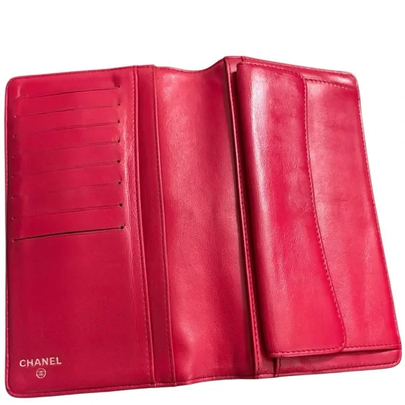 Chanel Pink Bow-Accent Long Wallet - Picture 3 of 17